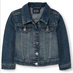 The Children's Place Toddler Girls Denim Jacket 3T